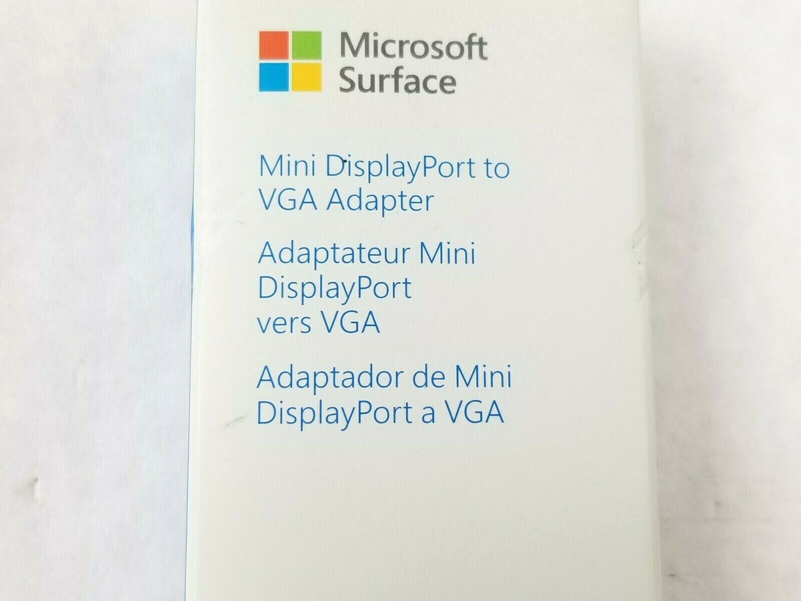 Microsoft Surface Mini Displayport to VGA Adapter Model 1554