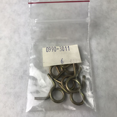 6 Tube Clamps 0990-3011 for Perkin Elmer Pyris 1 TGA NEW