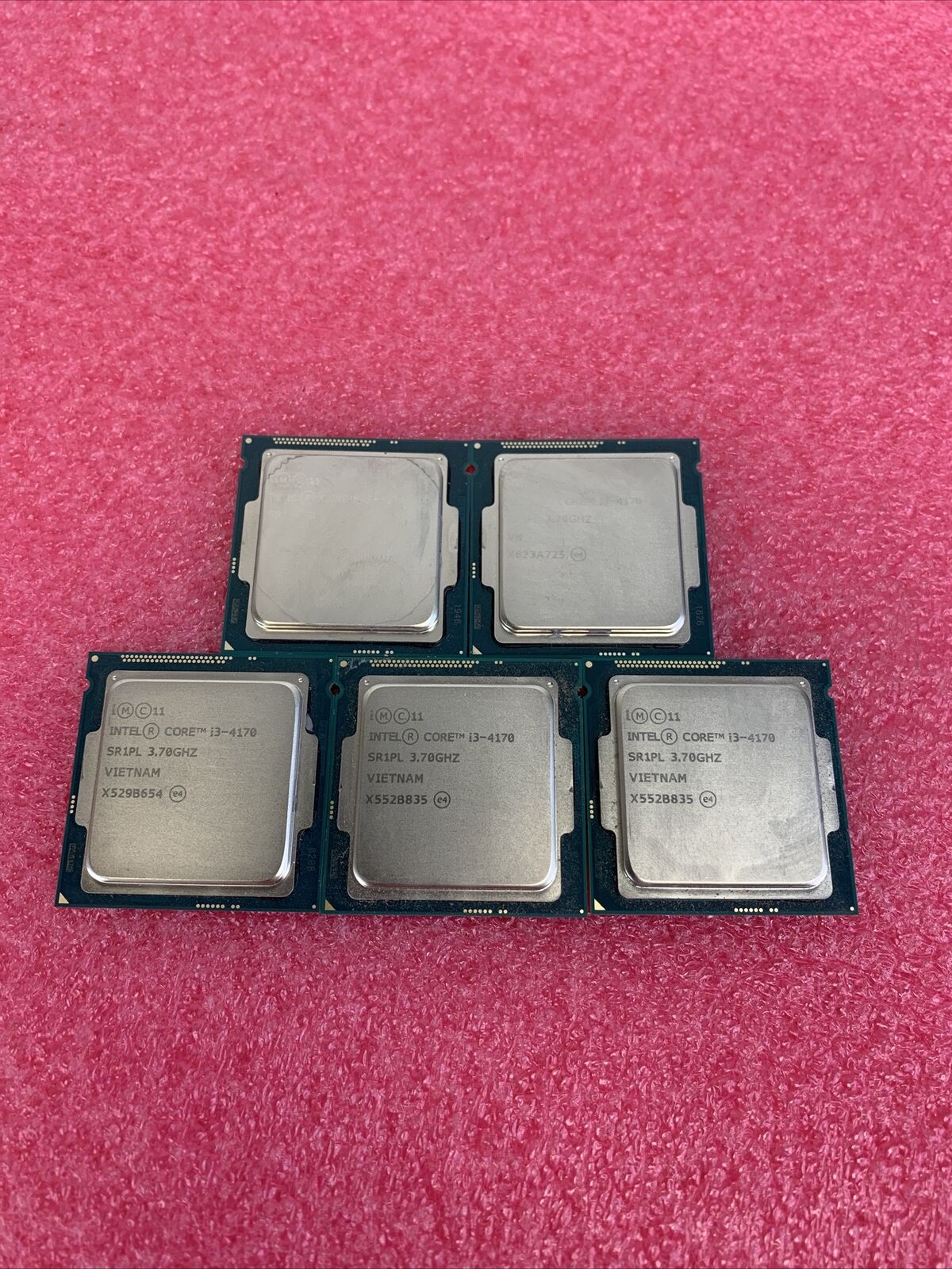 Lot of 5 Intel Core i3-4170 SR1PL 3.7GHz