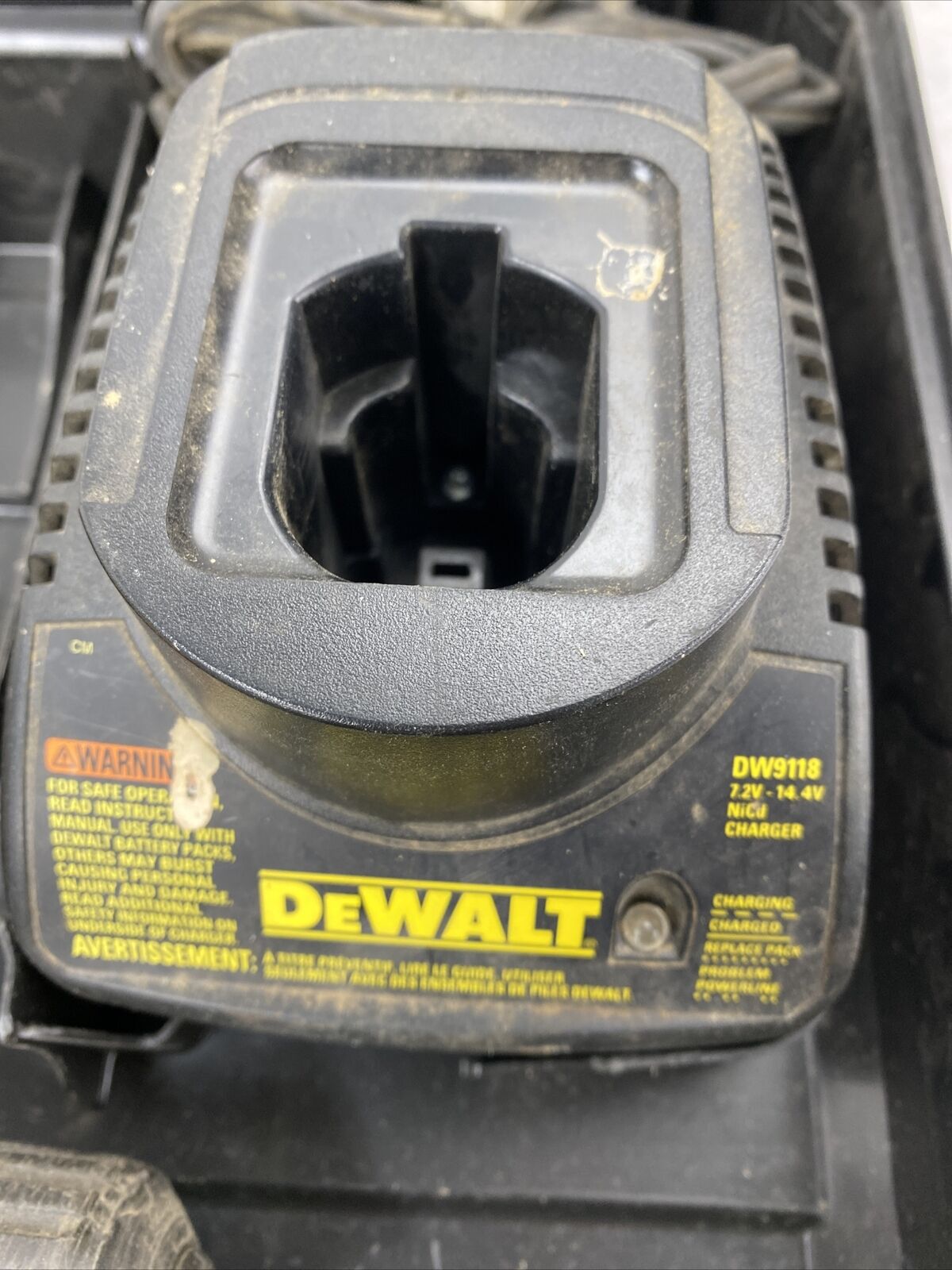 Dewalt DW954 14.4v 3/8" Cordless Adjustable Clutch Drill Driver + Charger + Case