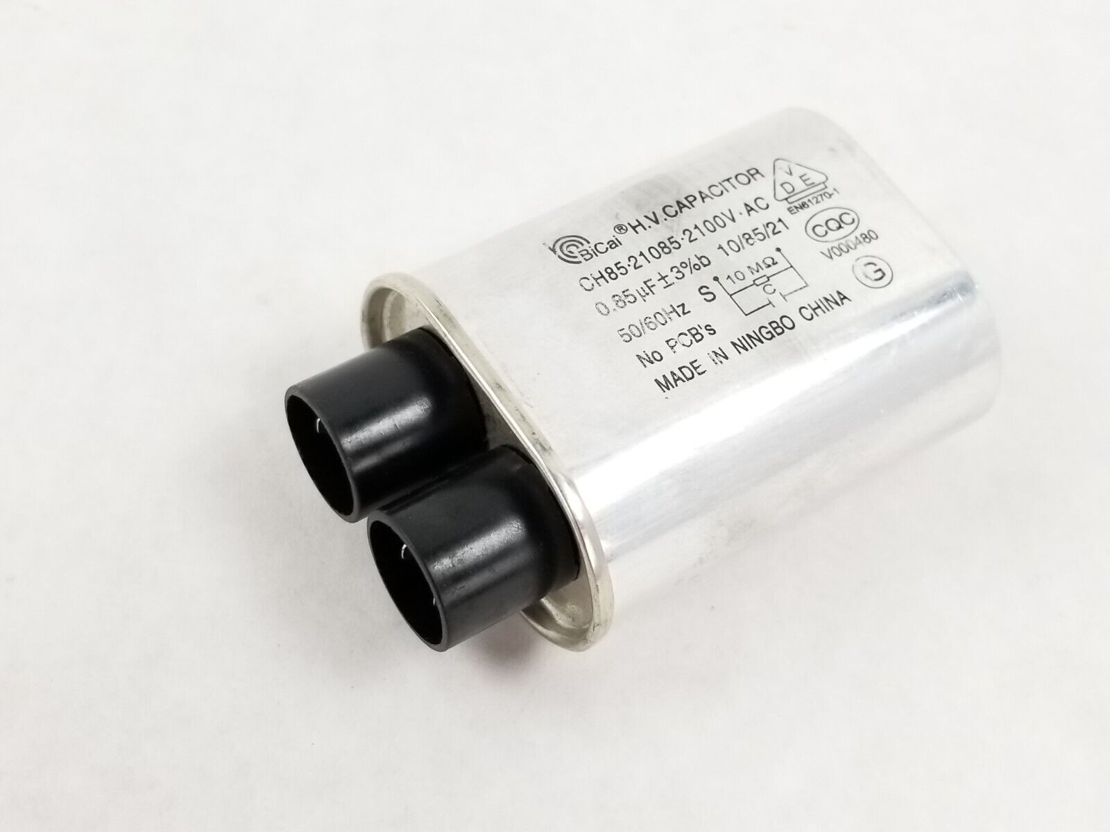 BiCal CH85-21085-2100V H.V Capacitor 0.85Mfd 50/60Hz