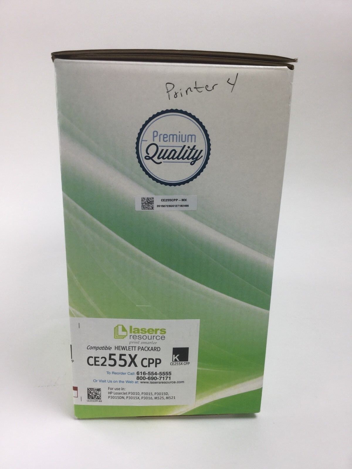 Compatible with HP CE255X CPP Premium Toner Cartridge, Black