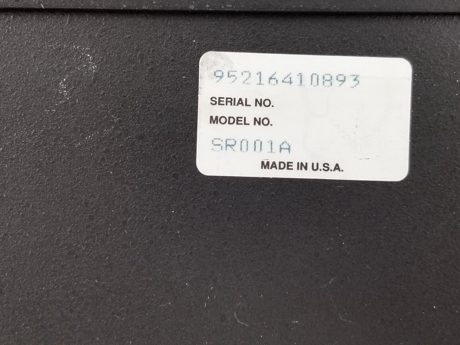 Black Box SR001A