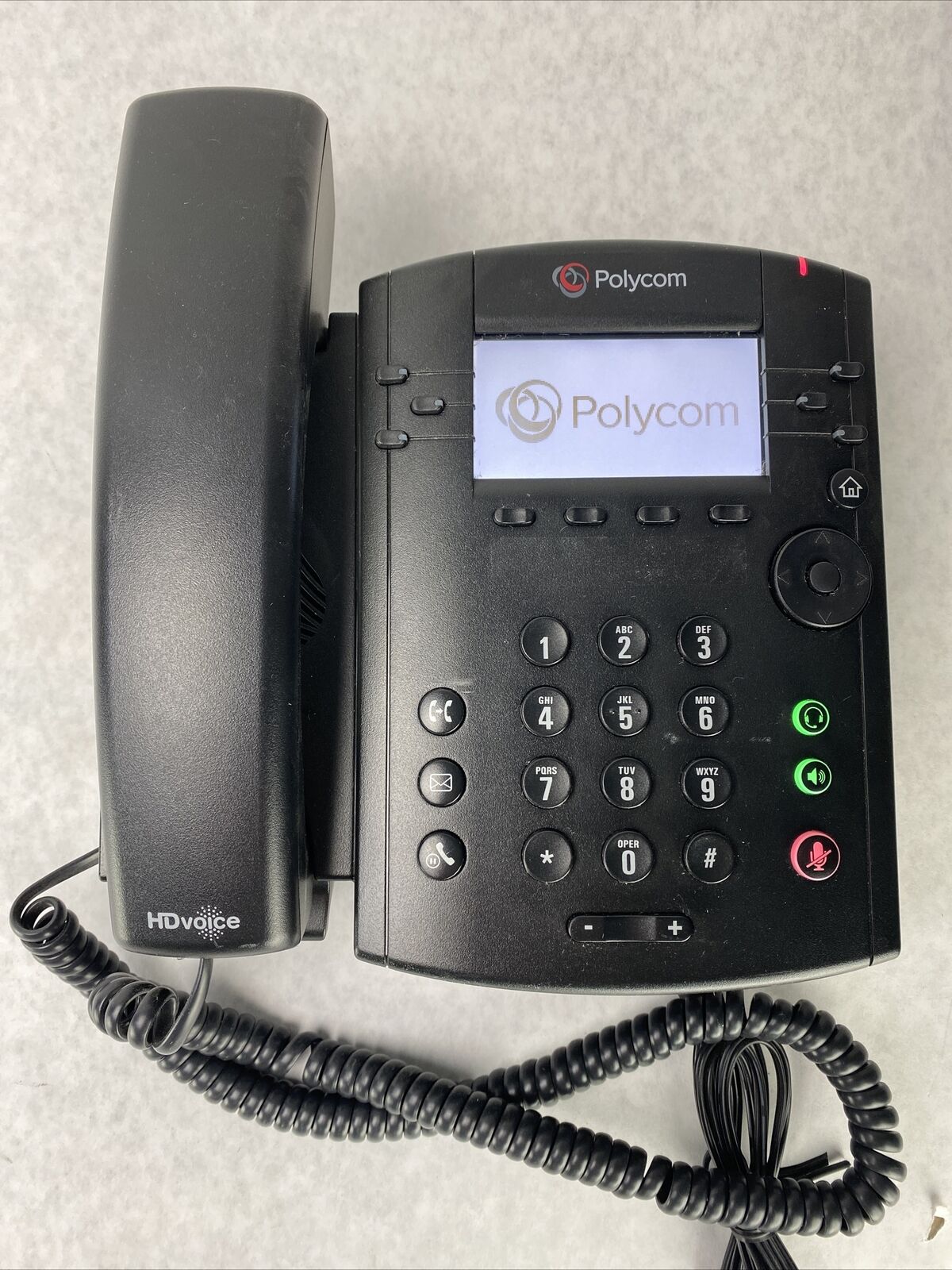 Polycom 2201-46161-001 VVX 310 IP VOIP SIP POE Telephone + Stand + AC Adapter
