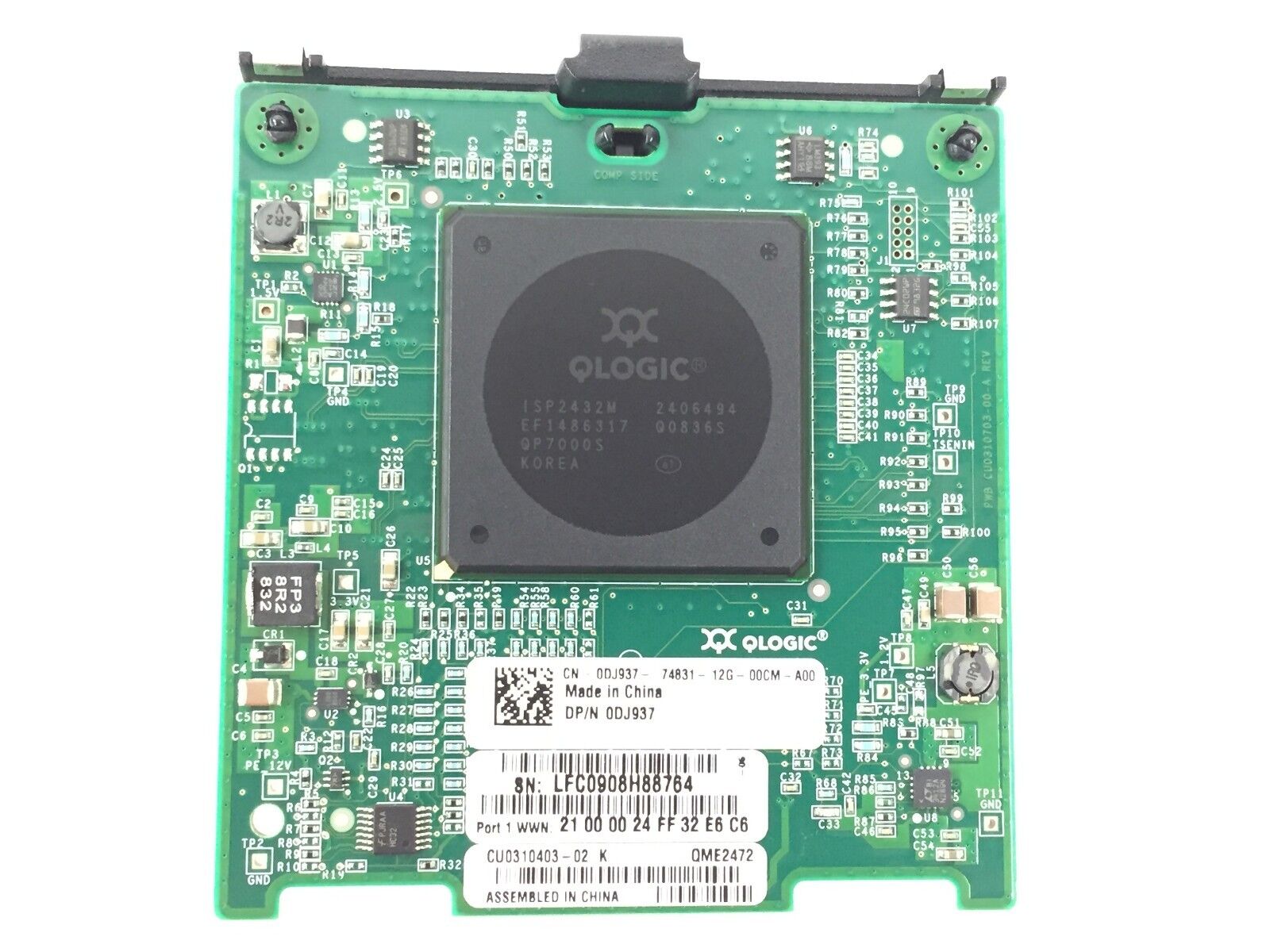 Dell DJ937 Qlogic QME2472 4GB Dual Port HBA