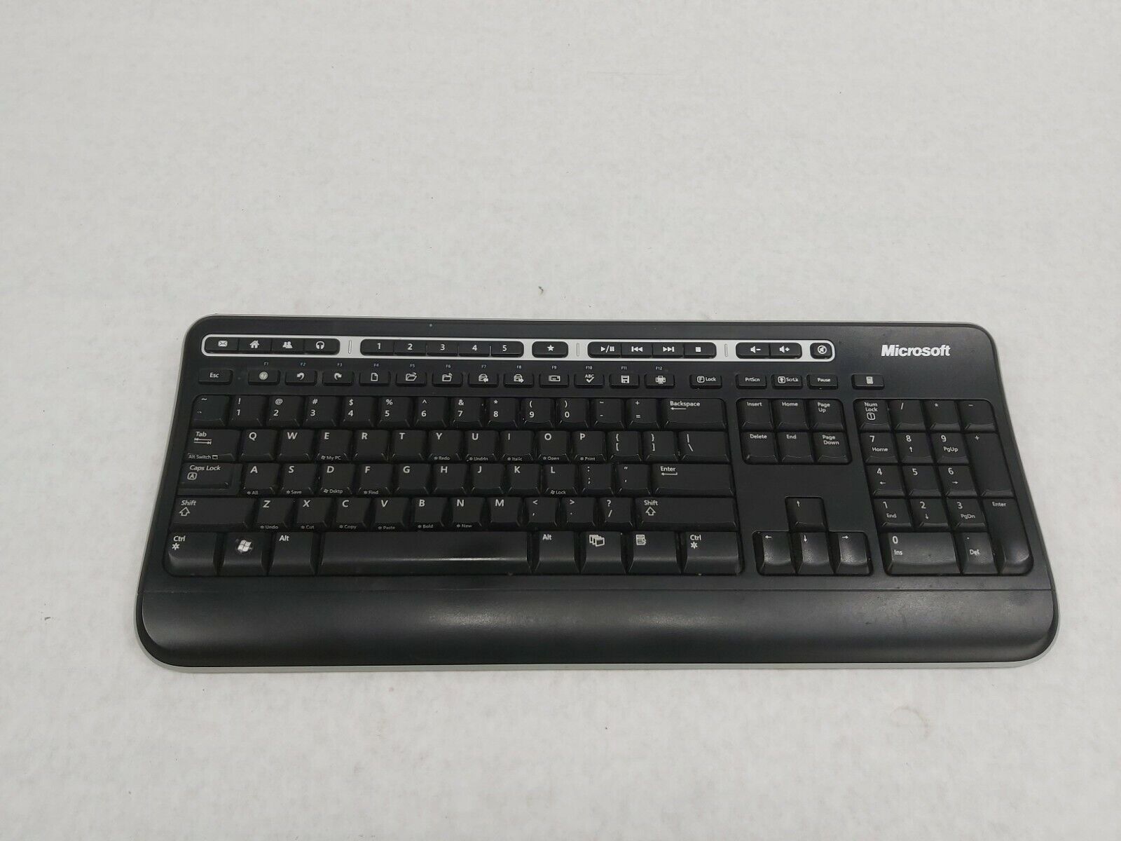 Microsoft Wireless Keyboard 1000 Model 1356 NO RECEIVER