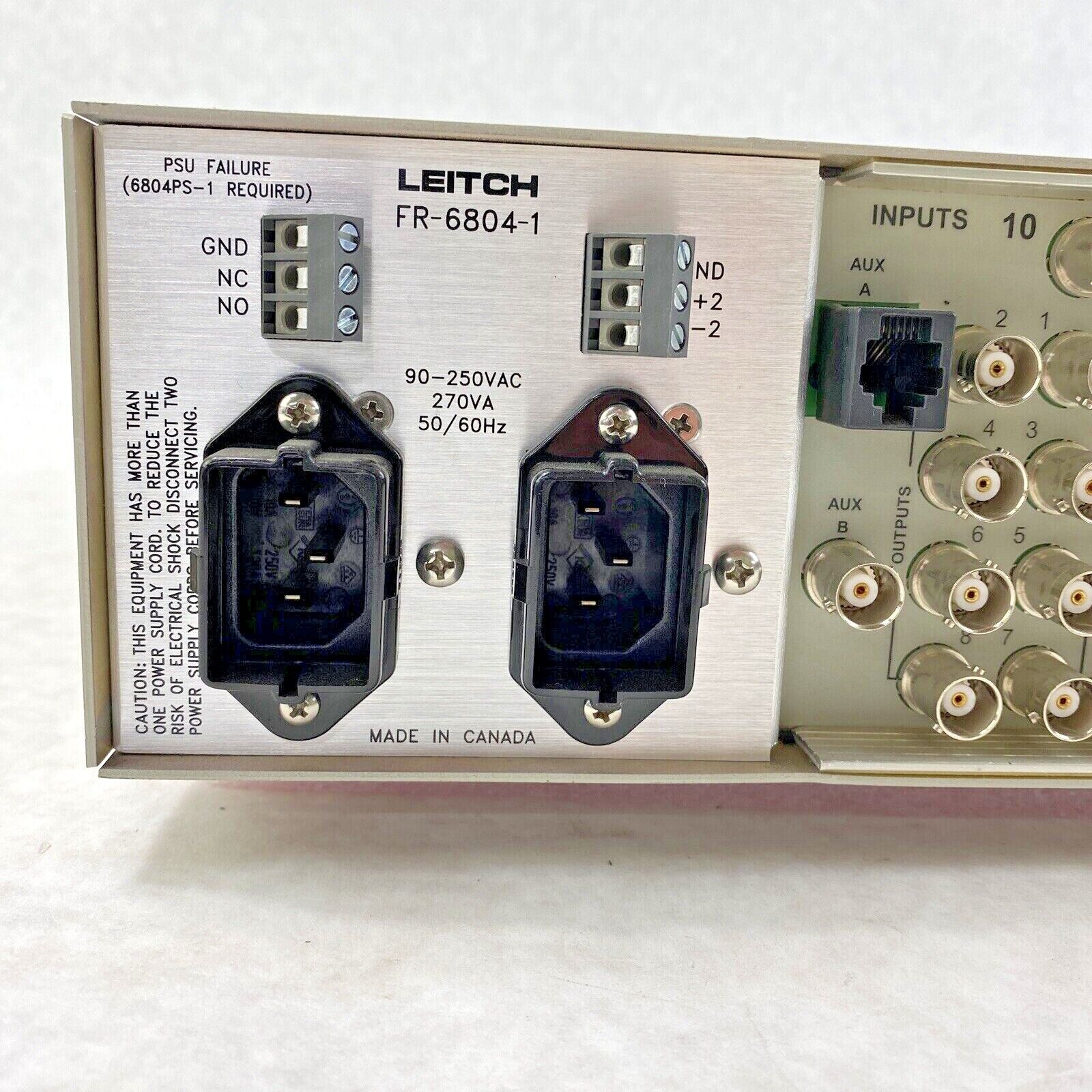 Leitch FR-6804-1 Digital Glue with 8x DDA-5001 Non-relocking DA cards