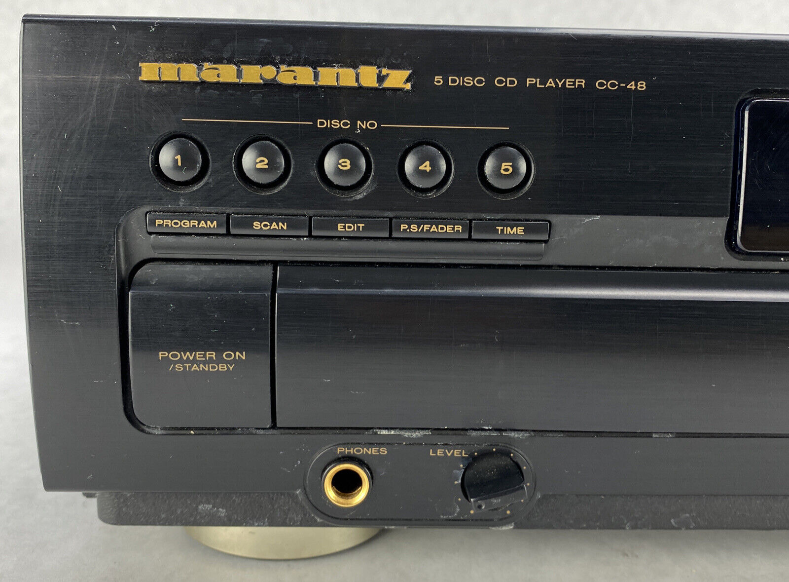 Marantz CC-48U BL 5 Disc CD Changer Player No Remote NEEDS REPAIR