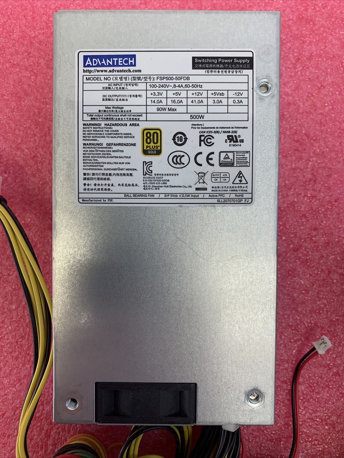Advantech FSP500-50FDB 500W Power Supply