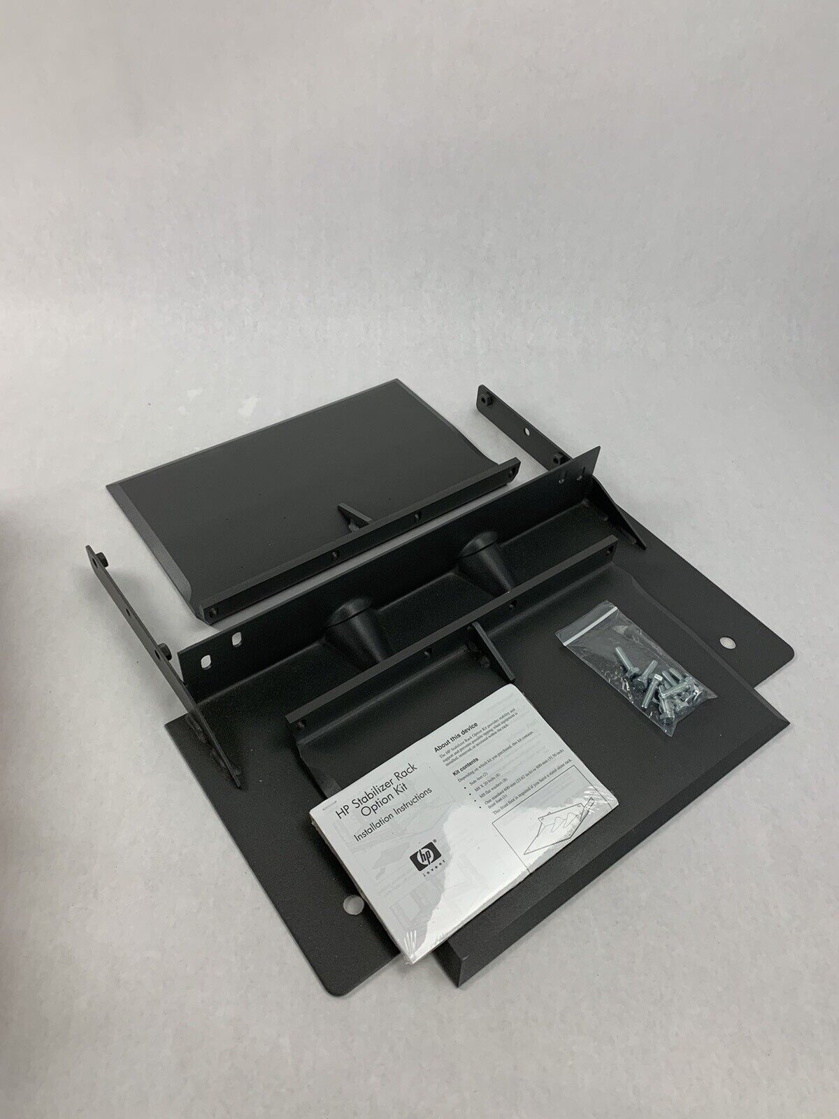 Box Opened Genuine HP AF062A 696 Rack Stabilizer Kit Graphite