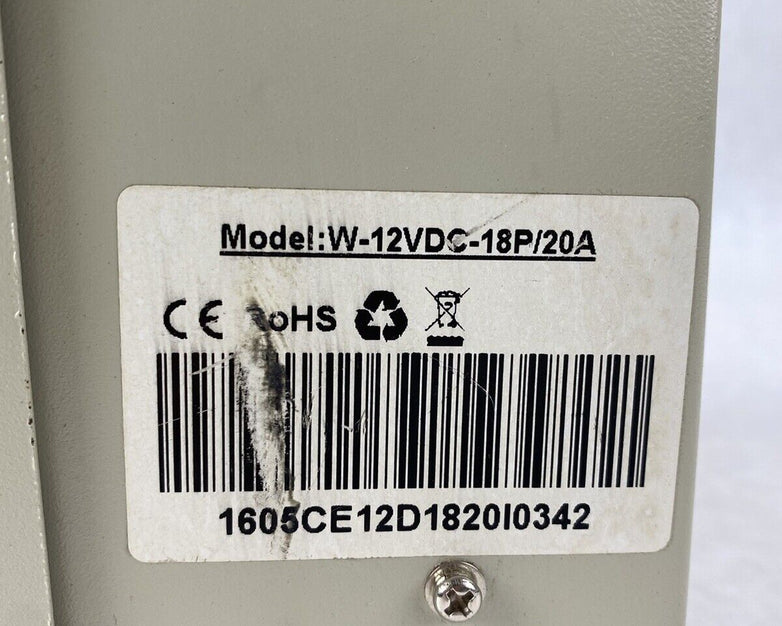 Generic PDB-9CH10A 12VDC 10A Amps CCTV Power Supply