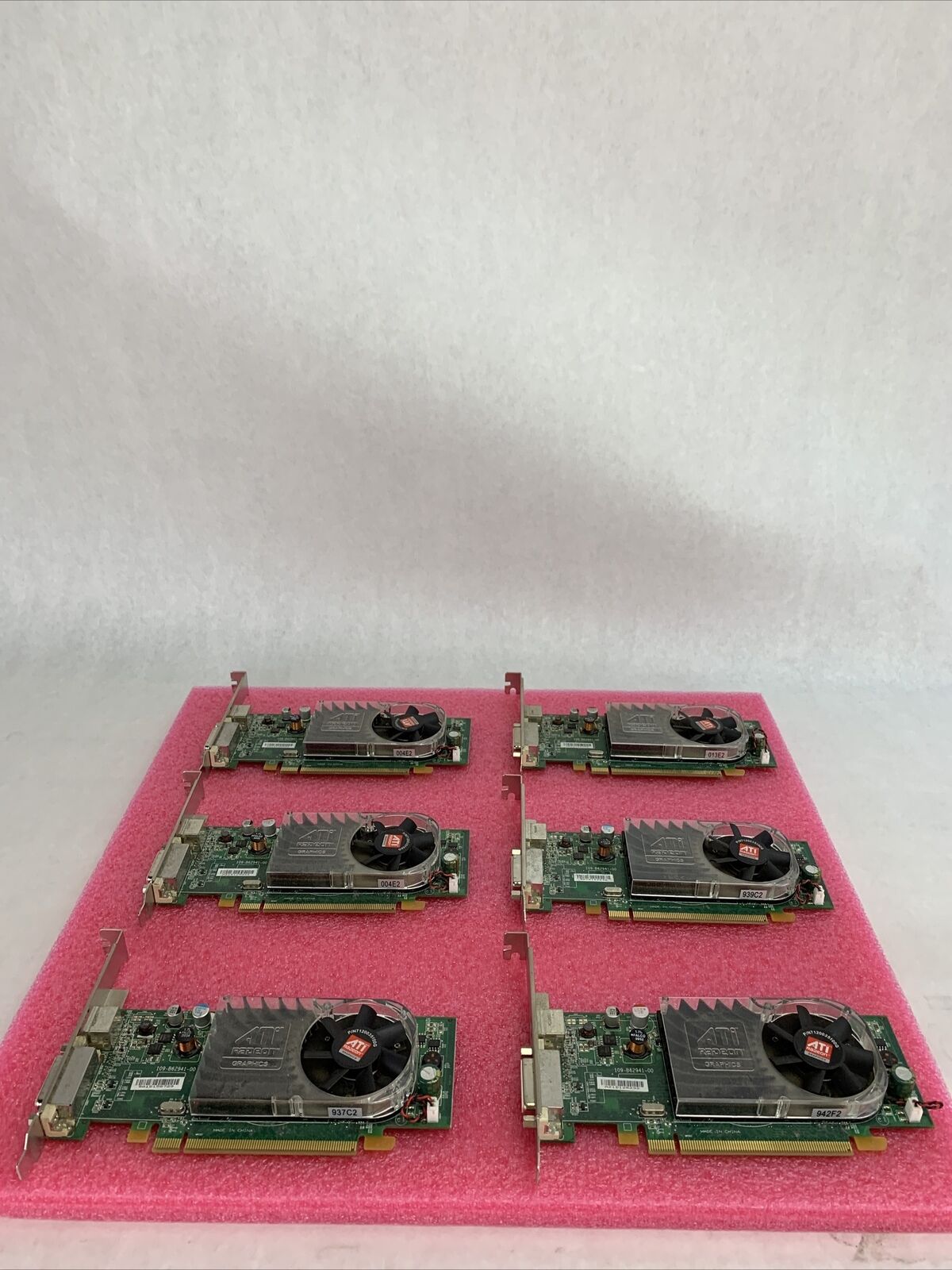 Lot of 6 Dell X399D ATI Radeon HD3450 256 MB PCI-E Video Card
