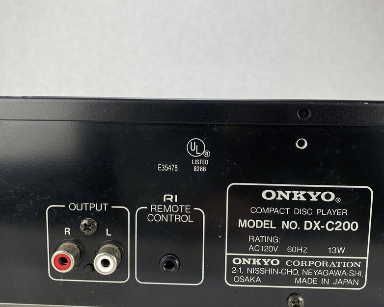 Onkyo DX-C200 Compact Disc Player Changer NEEDS REPAIR