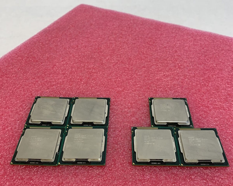 Lot of 7 Intel Core i3-2120 SR05Y 3.3GHz Processor