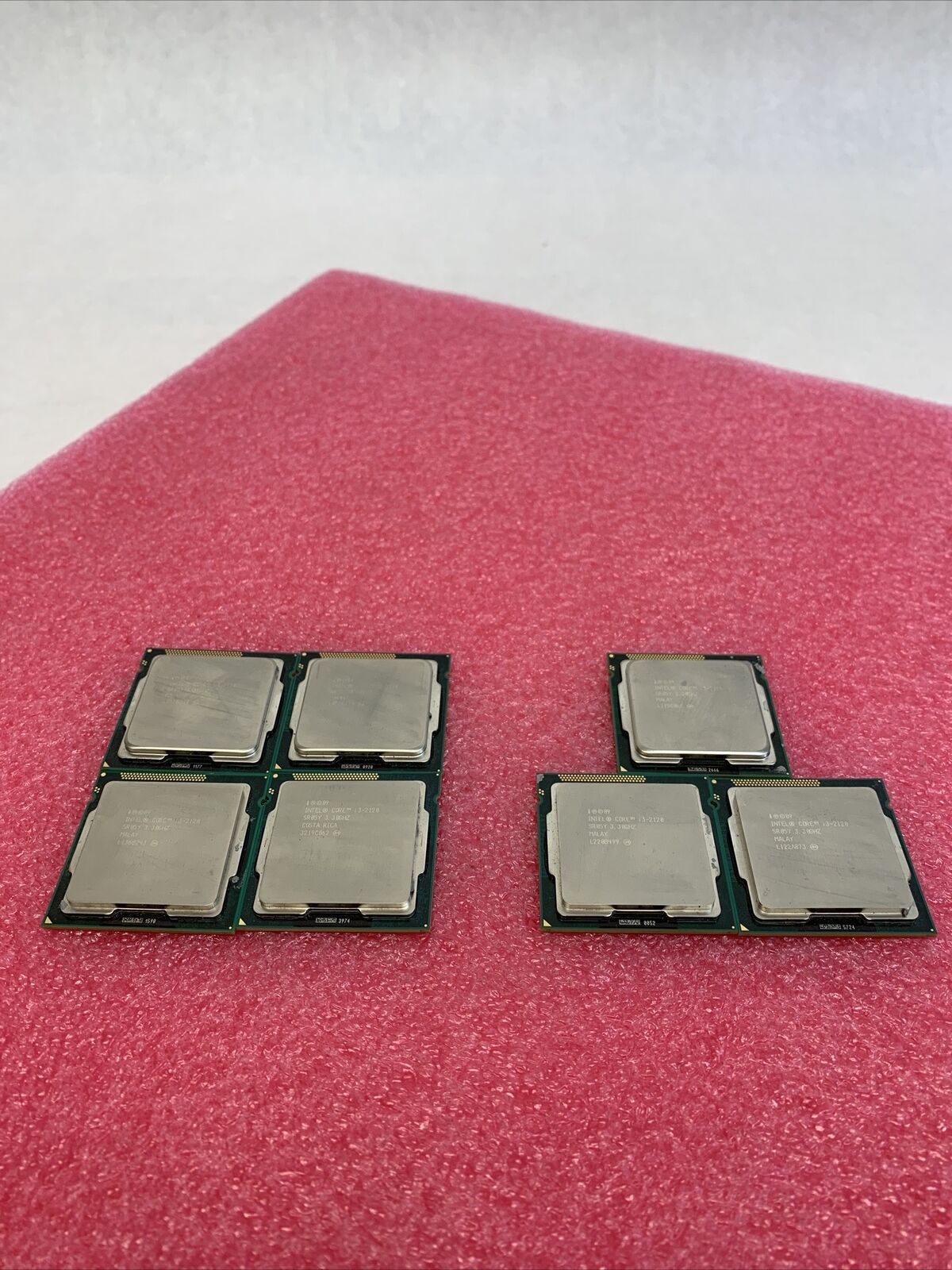 Lot of 7 Intel Core i3-2120 SR05Y 3.3GHz Processor