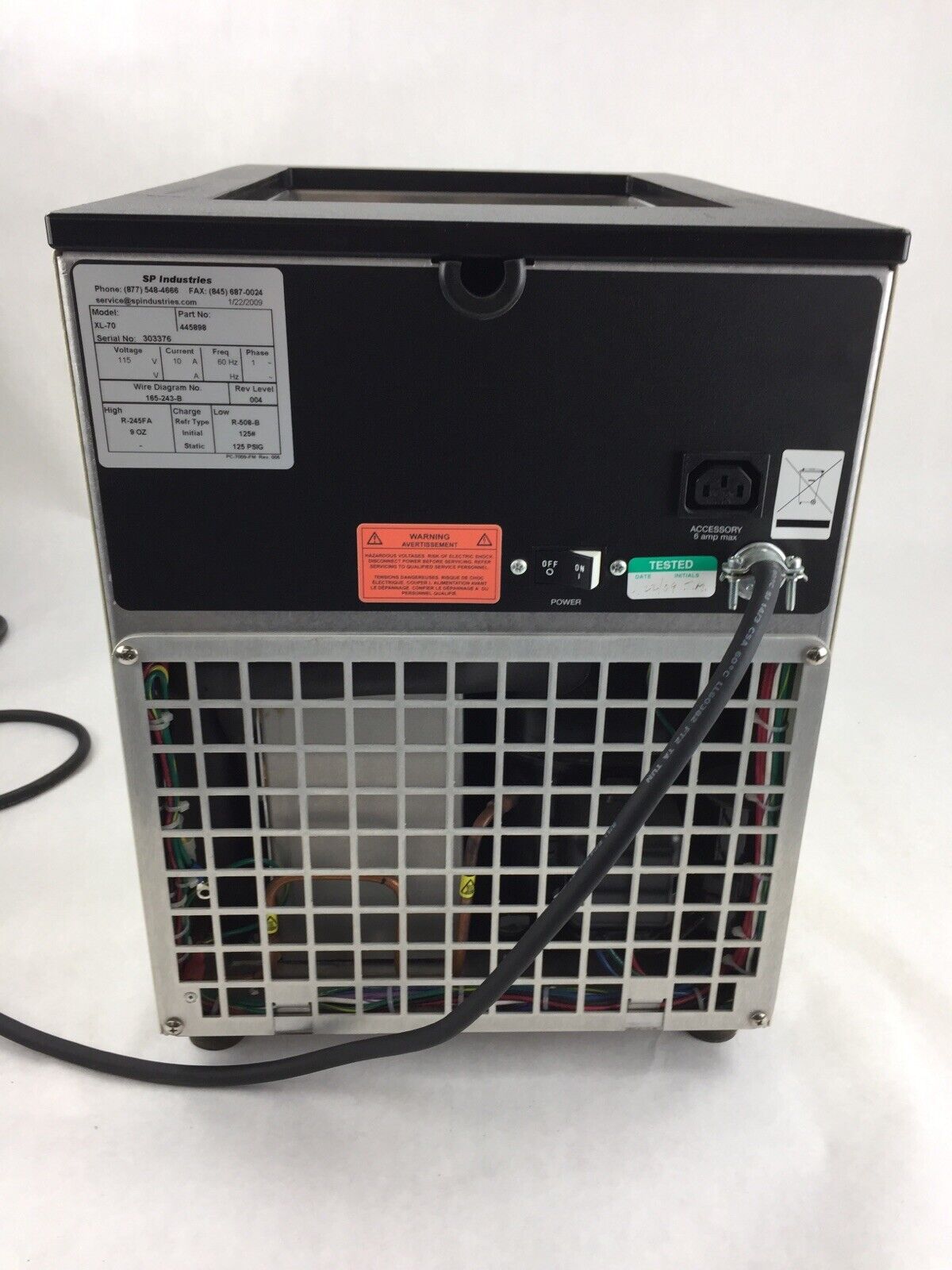 VirTis - SP Industries - Benchtop Shell Bath Freezer - XL-70 Benchtop - W/Manual