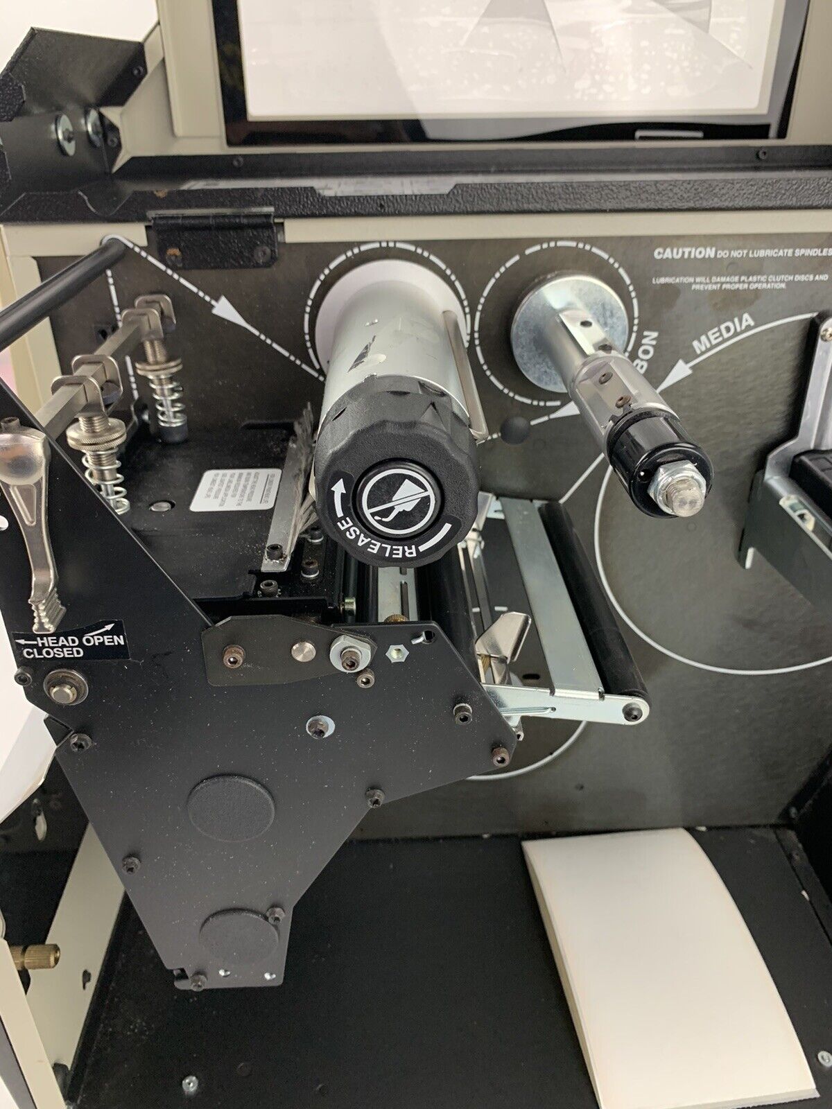 Zebra 140Xi III Label Ribbon and Thermal Printer Broken Window - For Parts