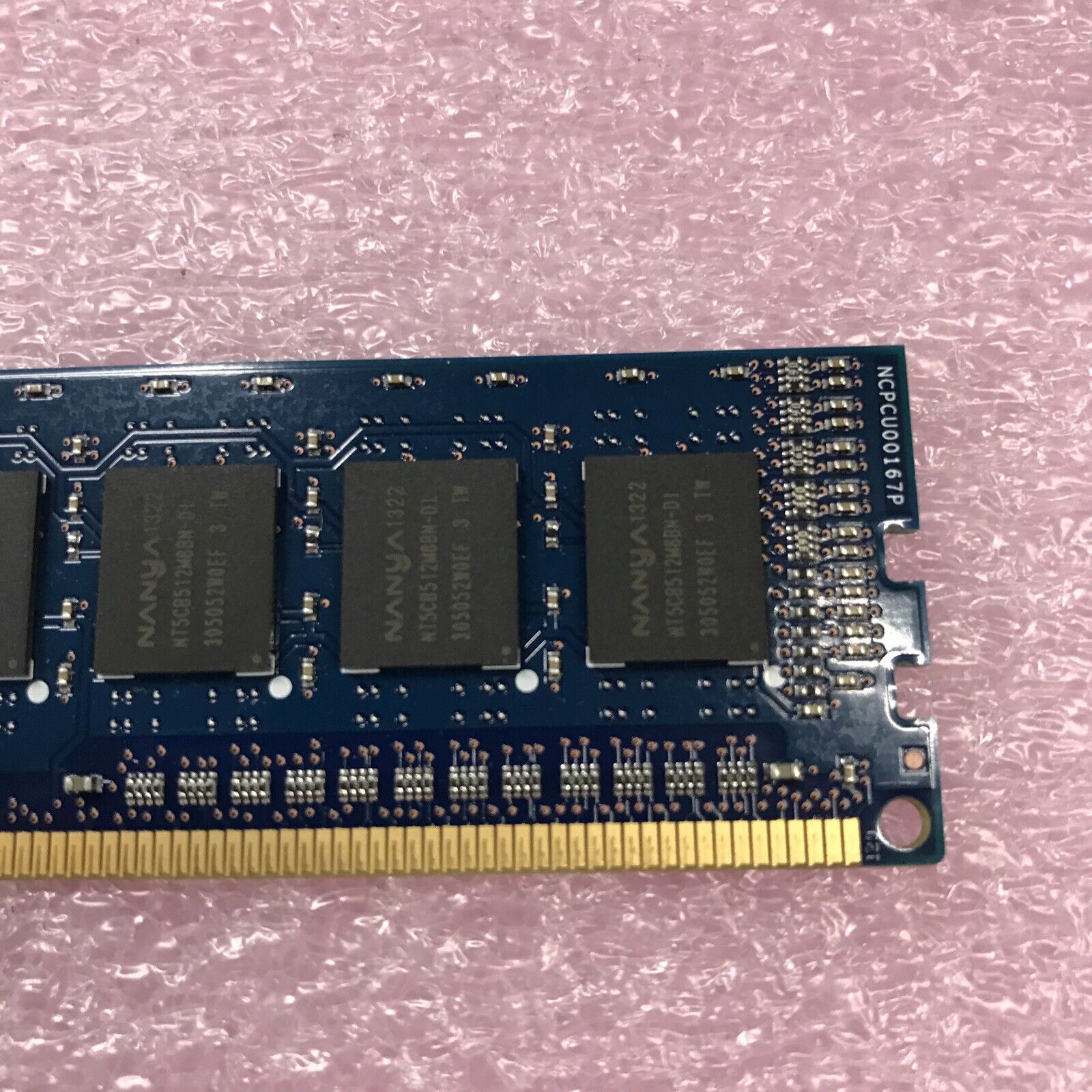 Nanya 8GB Kit 2x4GB 1Rx8 PC3-12800U-11-12-A1 Ram NT4GC64B88B1NF-D1