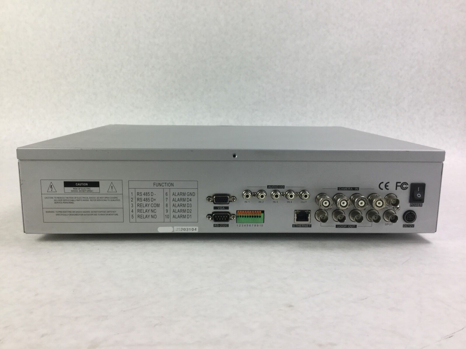 Super Circuits DVR  No Hard Drive  No Power Supply  Untested