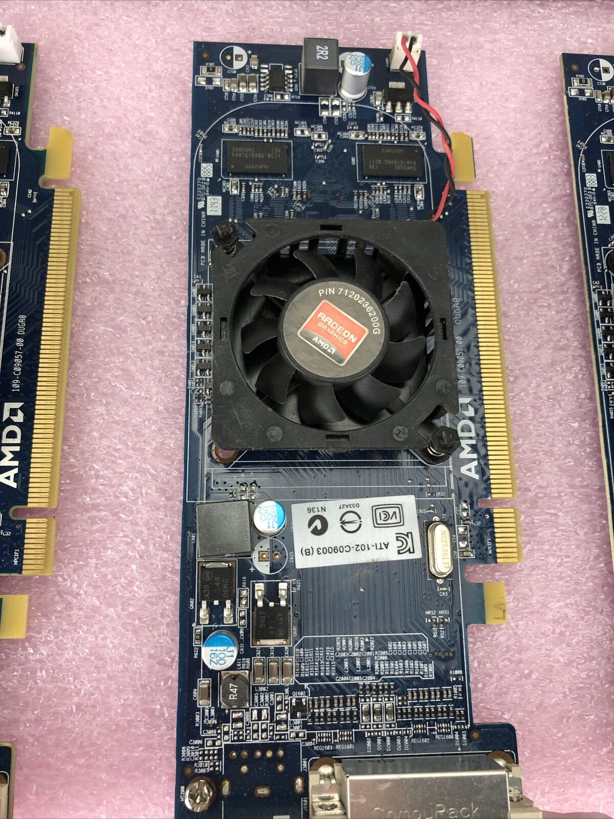 Lot of 6 AMD Radeon ATI-102-C26405 1GB PCI-e DDR3 Video Graphics Card