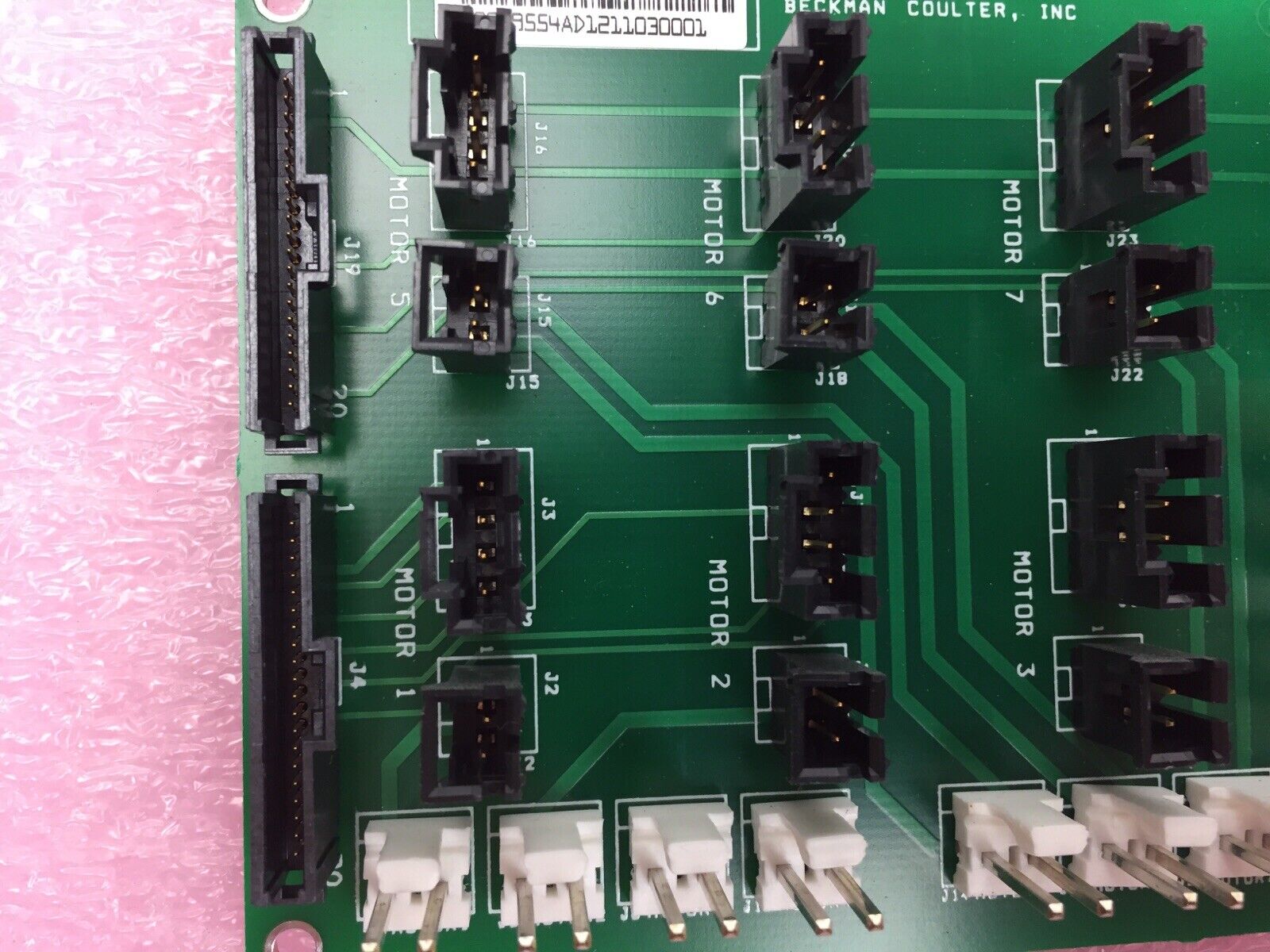 Beckman Coulter 719555 - Motor Break Out Board  - Rev. AA - Replacement Part
