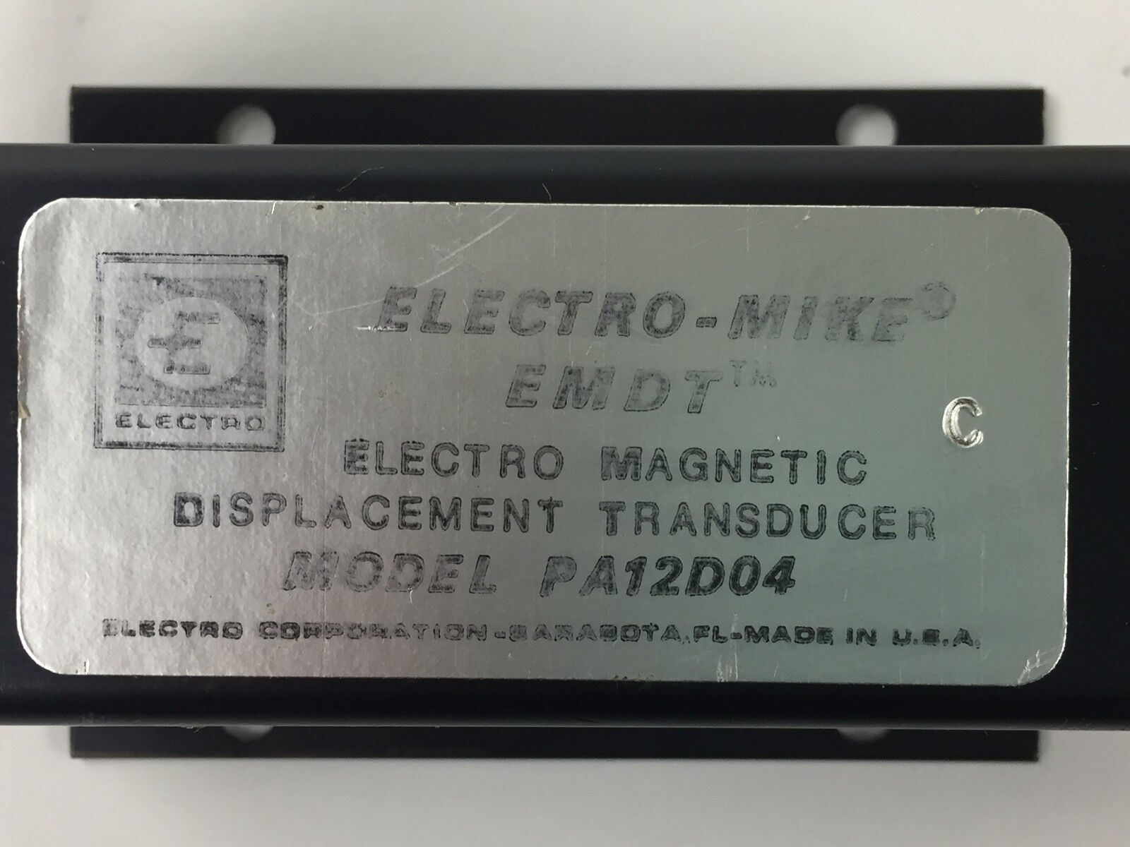 Electro Mike, PA12D04 Electro Magnetic Displacement Transducer
