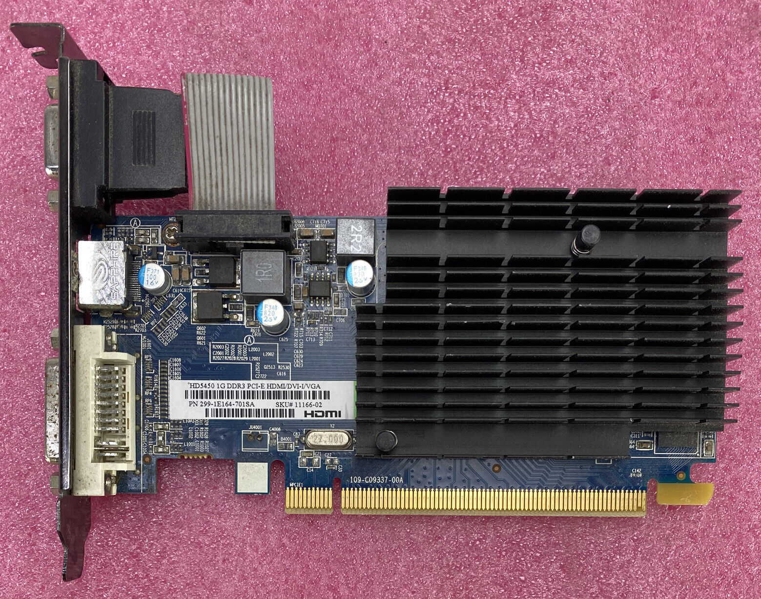 Radeon HD 5450 1GB HDMI DVI VGA Full Form Factor PCIe Video Graphics GPU