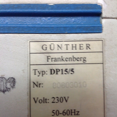 Gunther DP15 5 Günther Heisskanaltechnik DP15/5 - No Power
