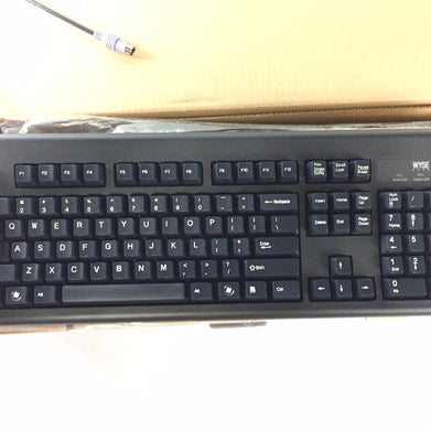 Wyse 7701413-01L PS2 Keyboards Black US Lot of (2)