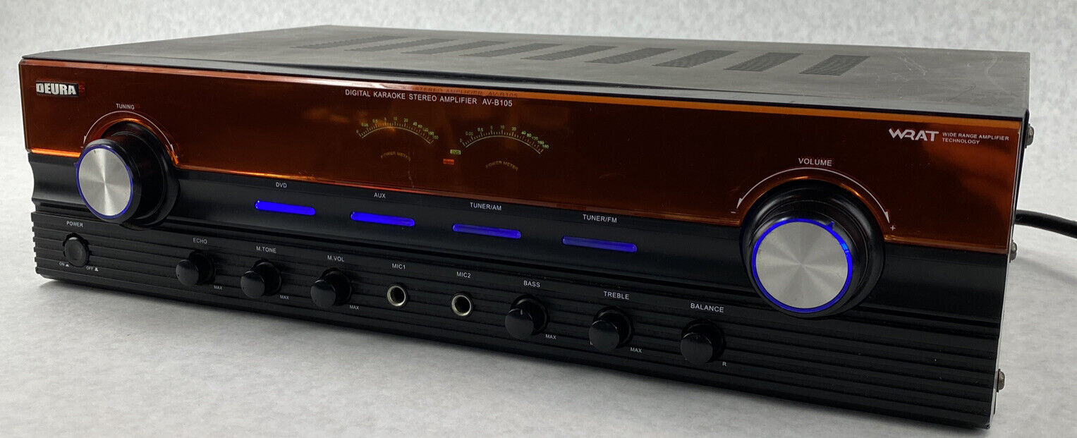 Deura AV-B105 Digital Karaoke Stereo Amplifier