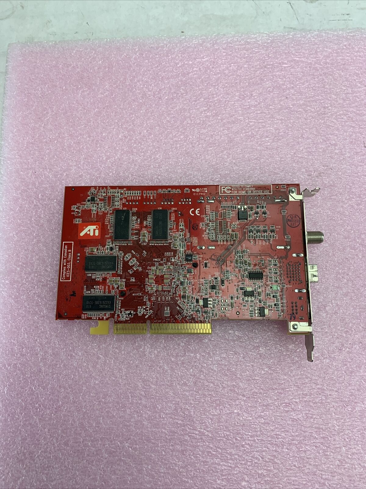 102A2250300 ATI X1300 256MB AGP AV-Out/ TV Tuner Video Graphics Card