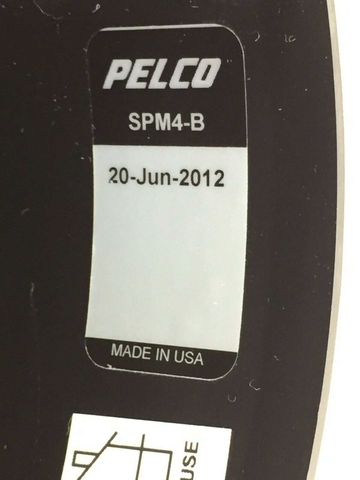 Pelco Pendant Mount Black  SPM4-B   Includes Hardware