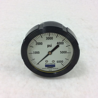 Alltech 9299 Flowthrough Pressure Gauge 6000 PSI