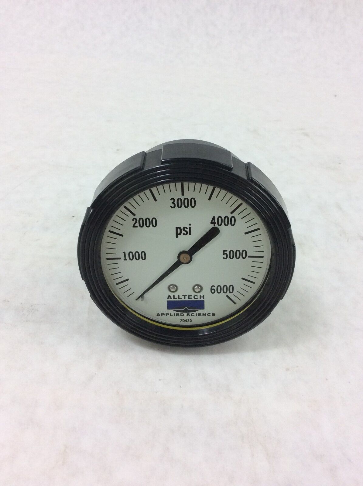 Alltech 9299 Flowthrough Pressure Gauge 6000 PSI