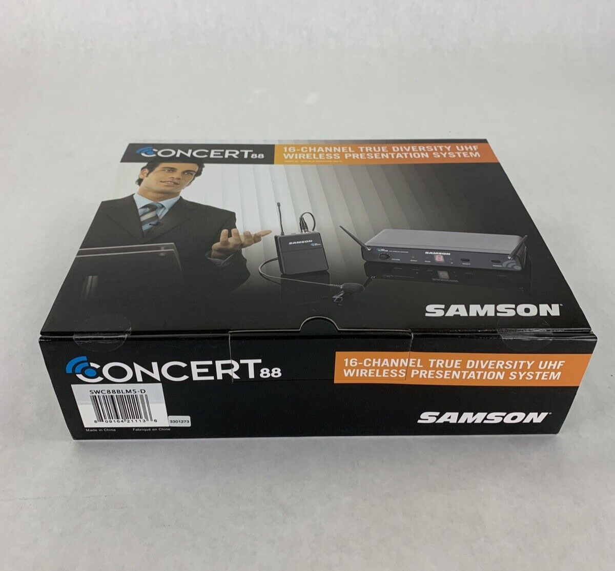 New Samson Concert 88 16-Channel True Diversity UHF Wireless Headset System