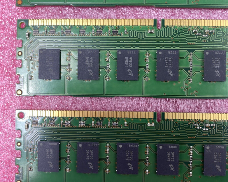 Lot of ( 4 ) 2GB Micron MT16JTF25664AZ-1G4F1 PC3-10600 DDR3 240-Pin DIMM Memory