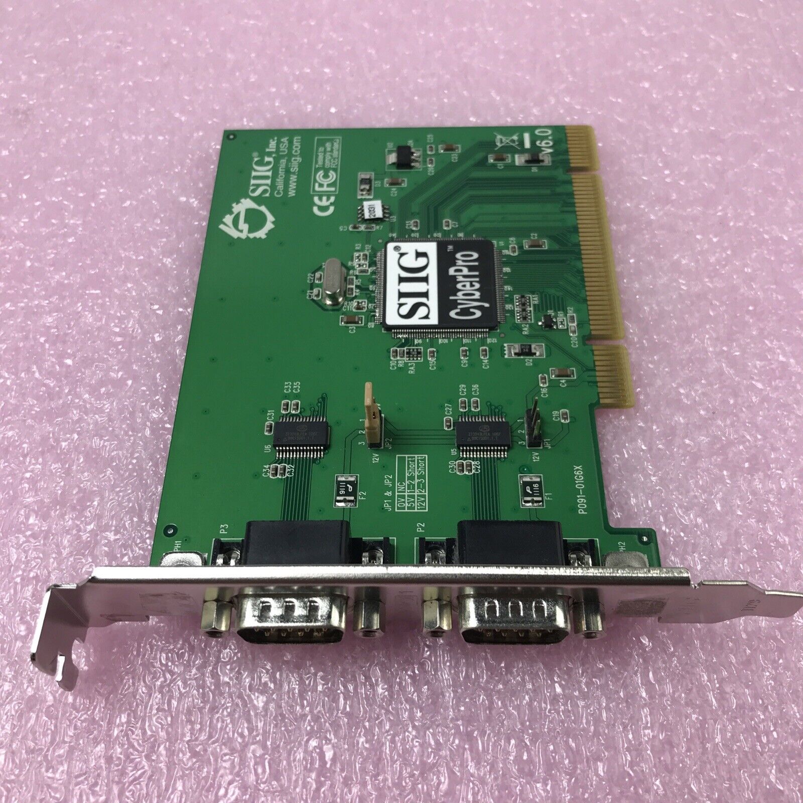 SIIG CYBERPRO JJ-P04411-S6 4-Port Serial DB PCIe CARD