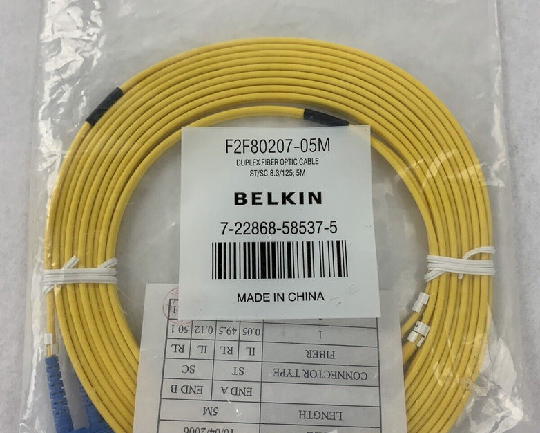 Belkin F2F80207-05M Fiber Optic Cable
