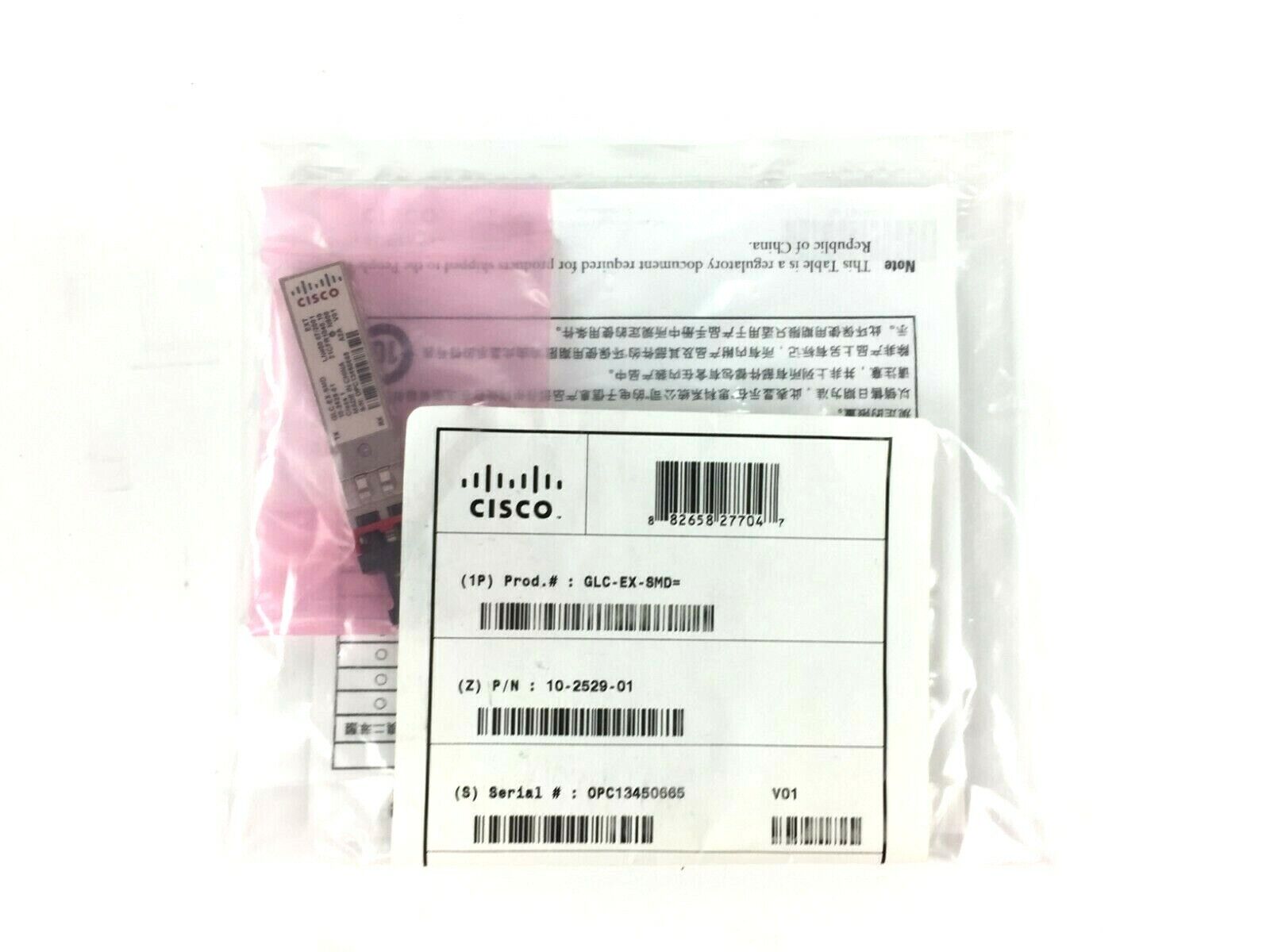 New Cisco GLC-EX-SMD 10-2529-01
