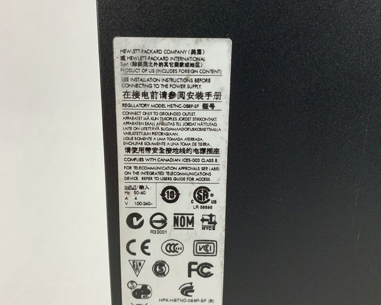 HP Compaq Pro 4000, Core 2 Duo E7500, 2G Ram, TESTED no HDD and OS.