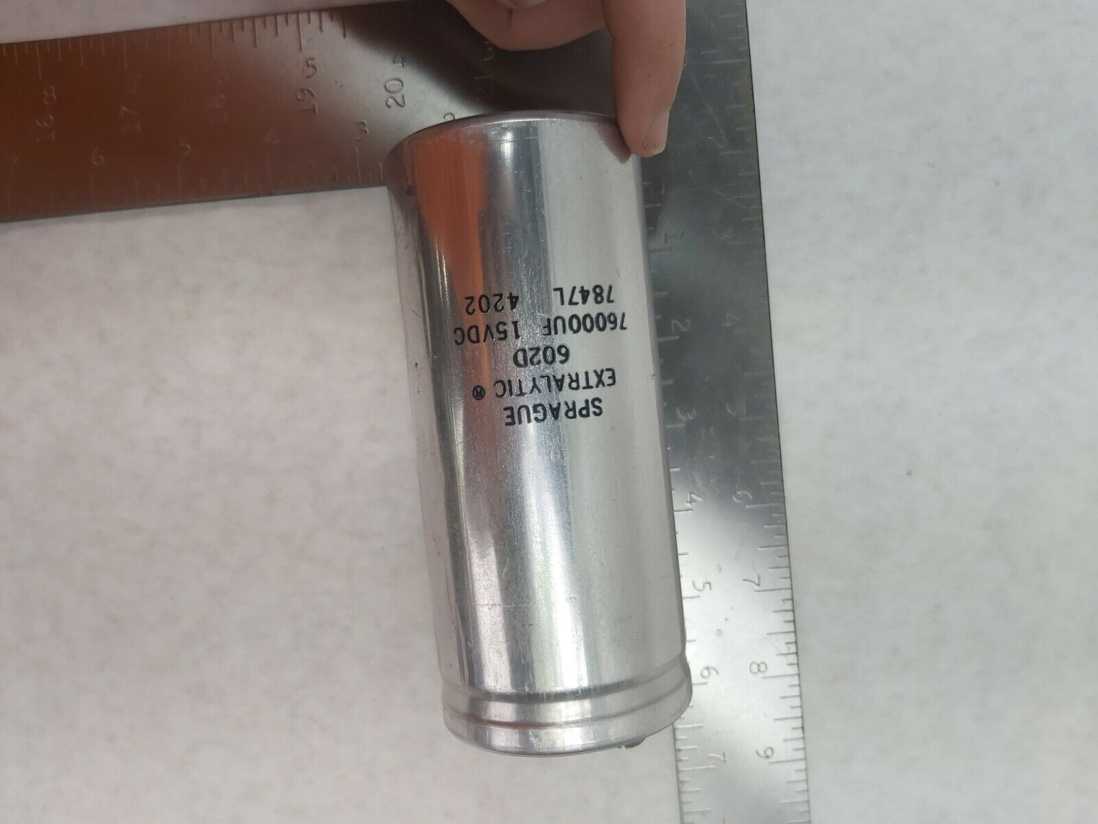 Sprague Extralytic 602D 76000UF 15VDC 7847L 4202 Capacitor