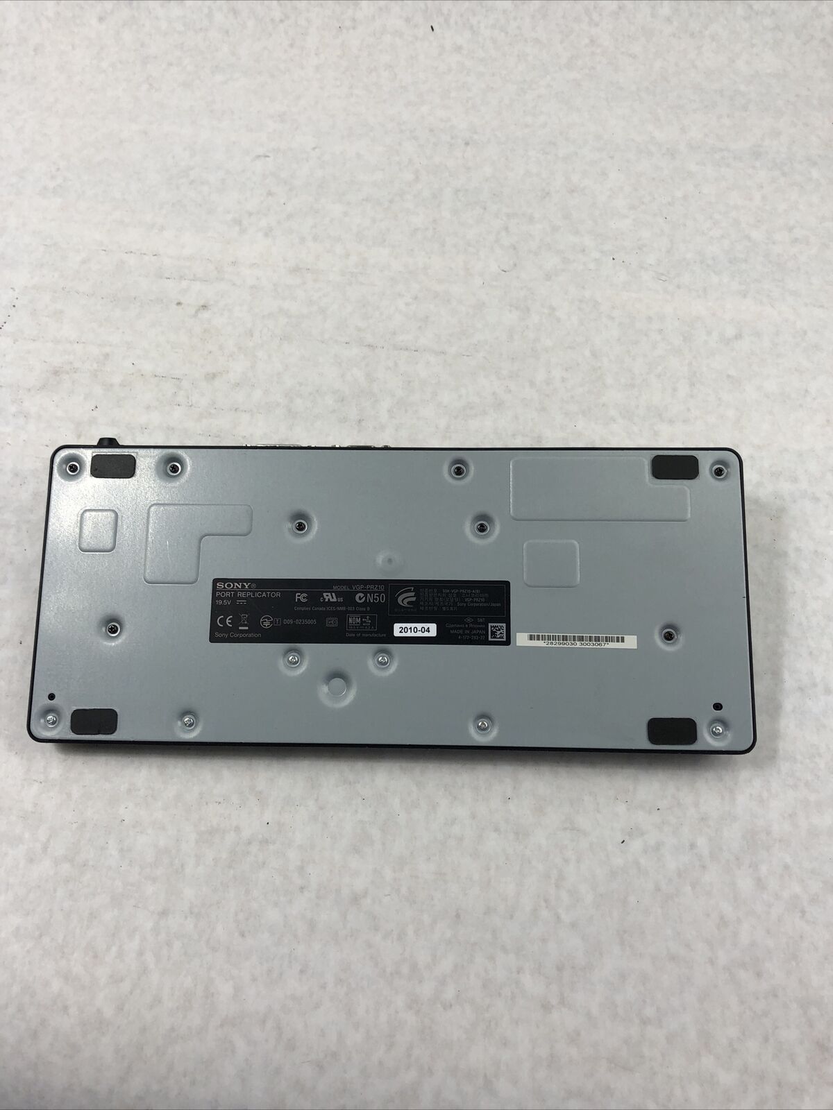 Sony VGP-PRZ10 Laptop USB Port Replicator Docking Station - Black