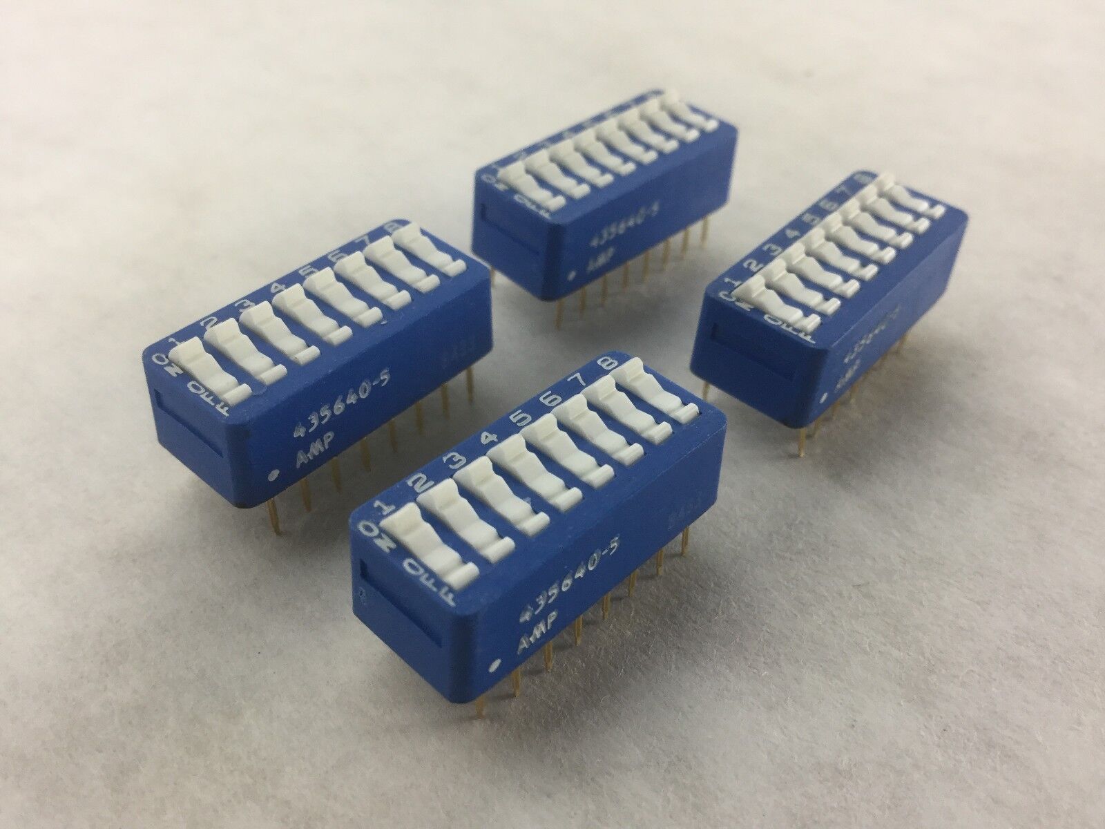 AMP 435640-5 Rocker Switch, Lot of 4, NEW