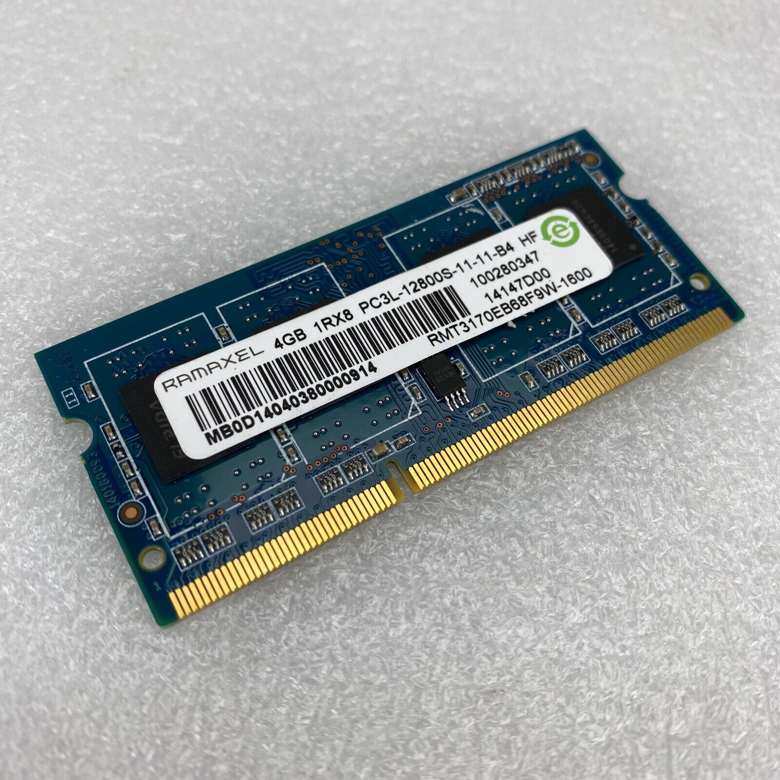 4GB Ramaxel RMT3170EB68F9W-1600 PC3-12800 DDR3 1600MHz laptop memory RAM