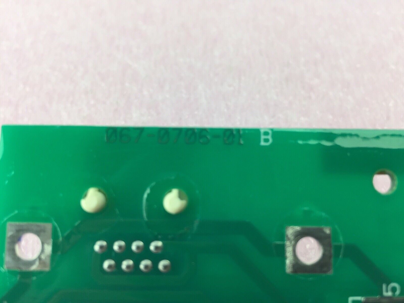 Bayer Switch Panel ID Reader Interface Assy Board 067-B345-02H