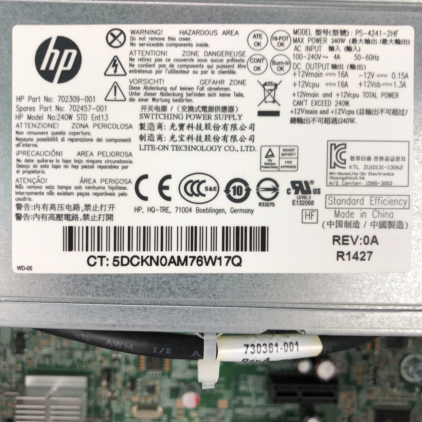 HP ProDesk 400 G1 SFF Intel Core i3-4160 3.60GHz CPU 4GB RAM No HDD No OS