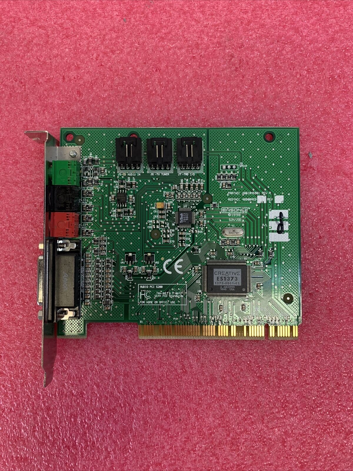 Creative Labs Ensoniq ES1371 PCI Audio Card