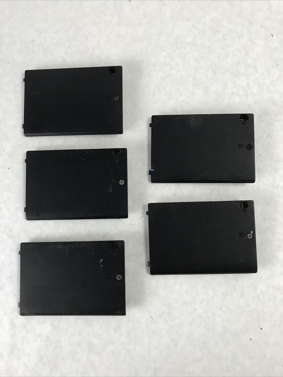 Lot of (5) Lenovo T520 Hard Drive Cover w/ Screw 60Y4986 60Y5500
