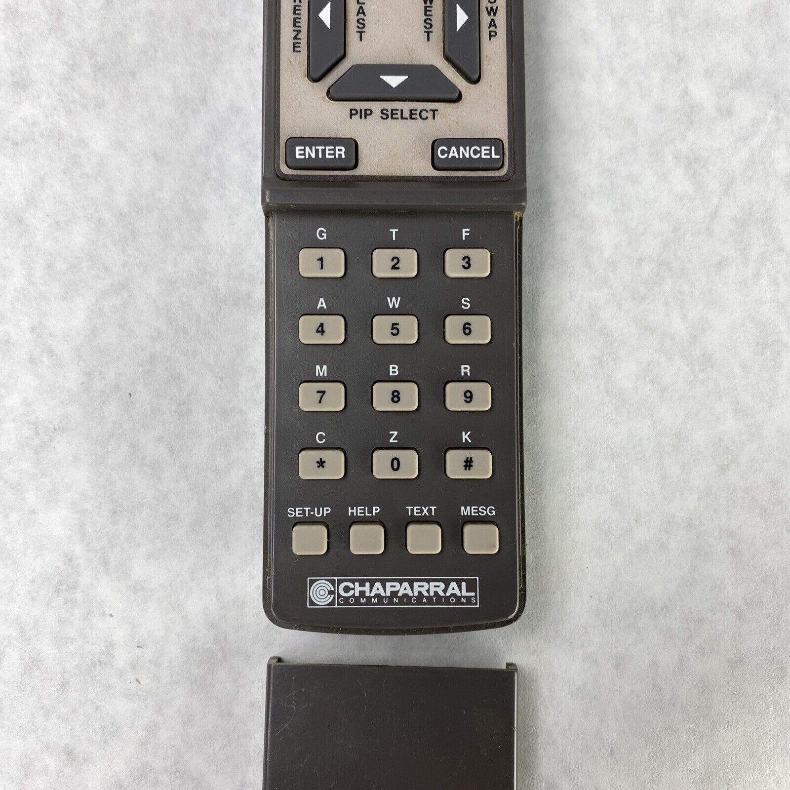Chaparral Communications 11-3999-1 Monterey UHF/IR Remote Control BAD CHup