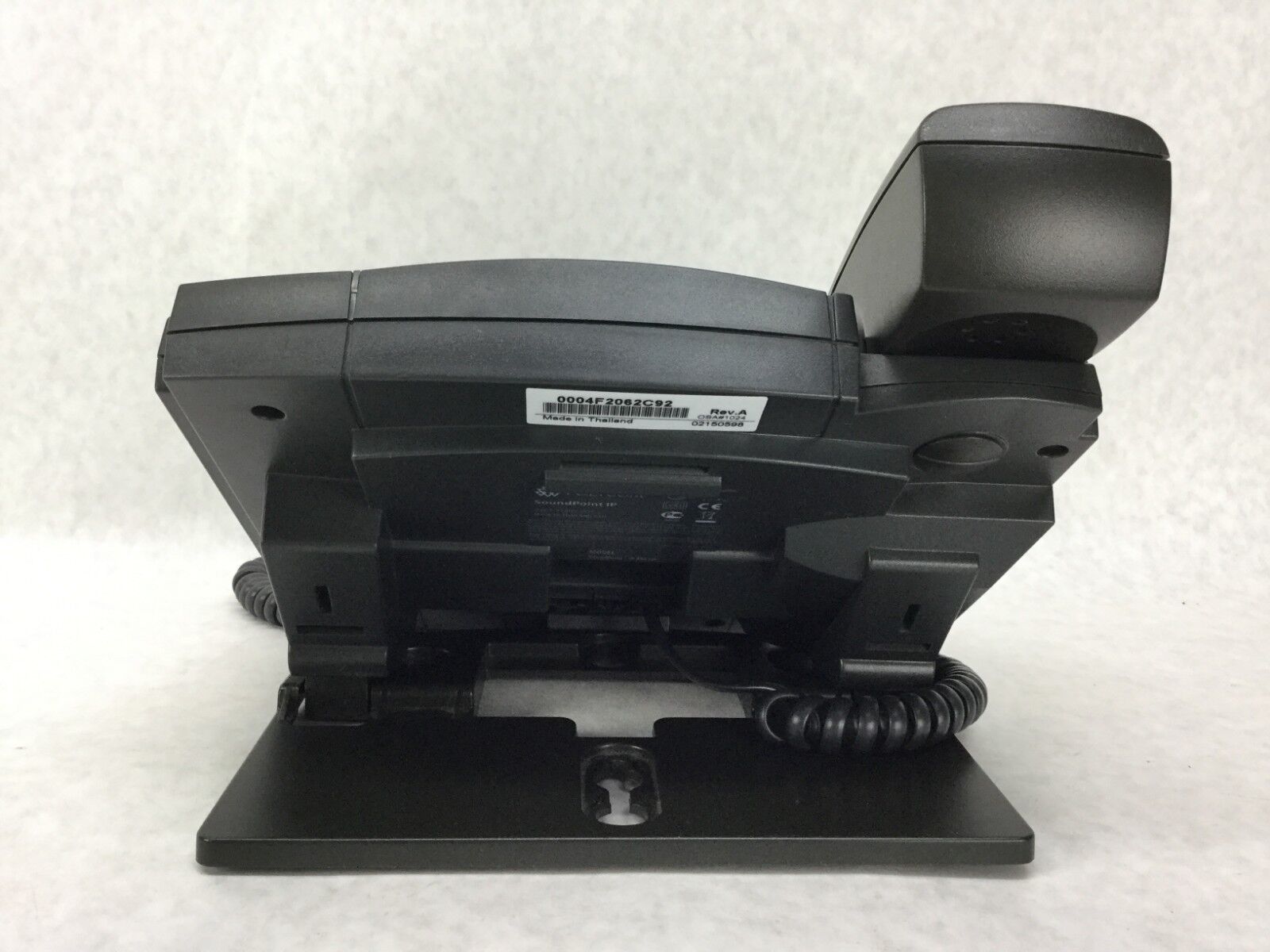 POLYCOM SoundPoint IP 430 SIP Includes Back Stand Plate  Tested WORKS